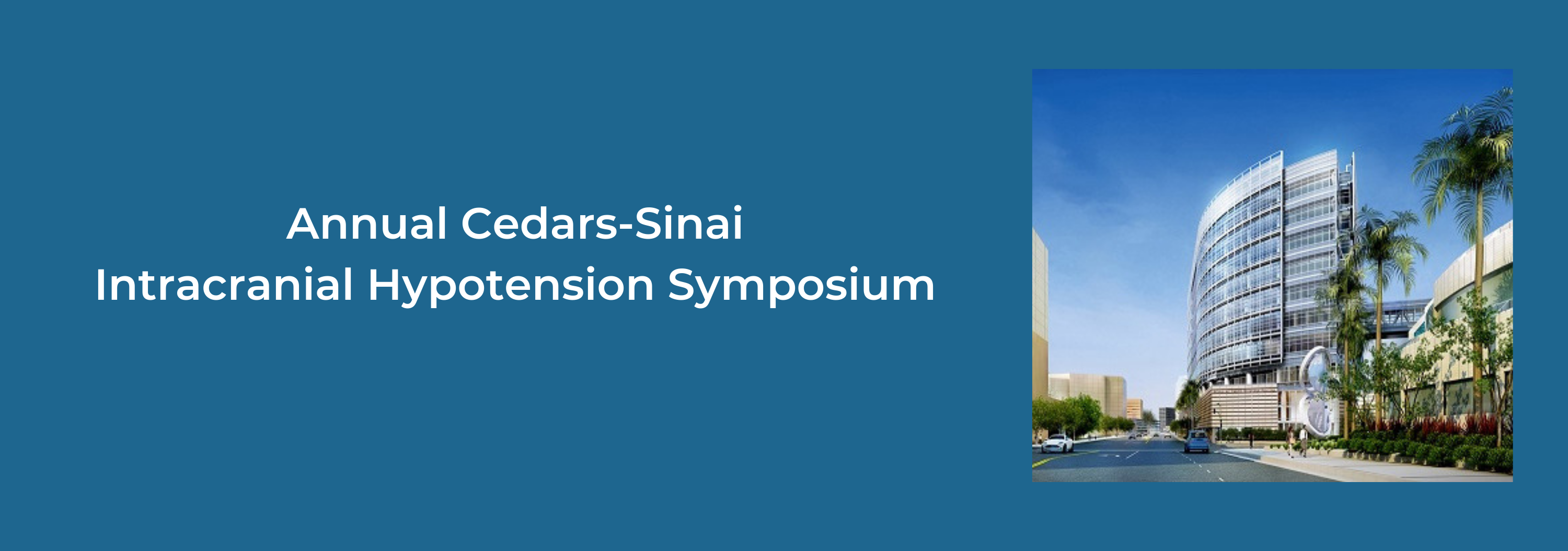 3rd Annual Intracranial Hypotension Conference Banner